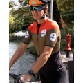 GORDONA Radtrikot Damen kurzarm schwarz/olivgrün/rot (E21-4120) GORDONA Radtrikot Damen kurzarm schwarz/olivgrün/rot (E21-4120)