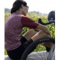 SOSIO Radtrikot Damen kurzarm pflaume violett (E21-4110)