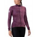ALE CIRCUS LADY Radtrikot Damen langarm dunkel violett/rosa