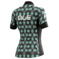 ALE GARDA LADY Radtrikot Damen kurzarm schwarz/celeste