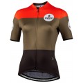 GORDONA Radtrikot Damen kurzarm schwarz/olivgrün/rot (E21-4120) GORDONA Radtrikot Damen kurzarm schwarz/olivgrün/rot (E21-4120)