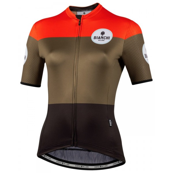 GORDONA Radtrikot Damen kurzarm schwarz/olivgrün/rot (E21-4120) GORDONA Radtrikot Damen kurzarm schwarz/olivgrün/rot (E21-4120)