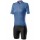 Damen Radsport-Set (Radtrikot Promessa Jacquard+Radhose Prima) blau/schwarz