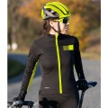 FROST Softshell Damen Fahrradjacke schwarz/neongelb (899915)