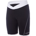 Pista W Radhose Damen kurz schwarz/weiß Pista W Radhose Damen kurz schwarz/weiß