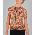 ESCAPE SUPERGIARA Radtrikot Damen kurzarm gold