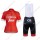 Trek Segafredo Damen Radbekleidung Satz Trikot Kurzarm+Trägerhosen Sets  Radtrikot De