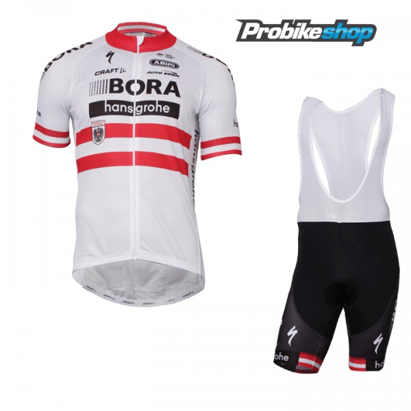 2017-2018 Bora Hansgrohe Österreichischer Meister Fahrradbekleidung Satz Fahrradtrikot Kurzarm Trikot und Kurz Tr Radtrikot De