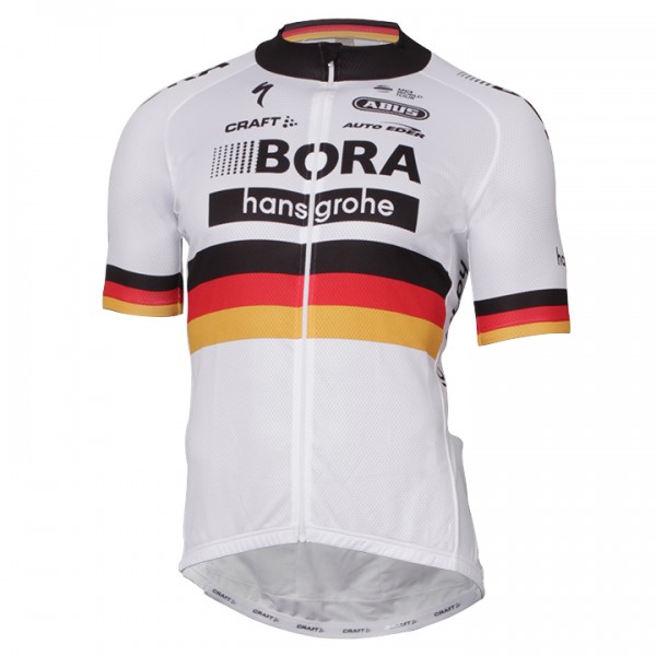 2017-2018 Bora Hansgrohe Deutscher Meister Radtrikot Satz Kurzarm Radtrikot De