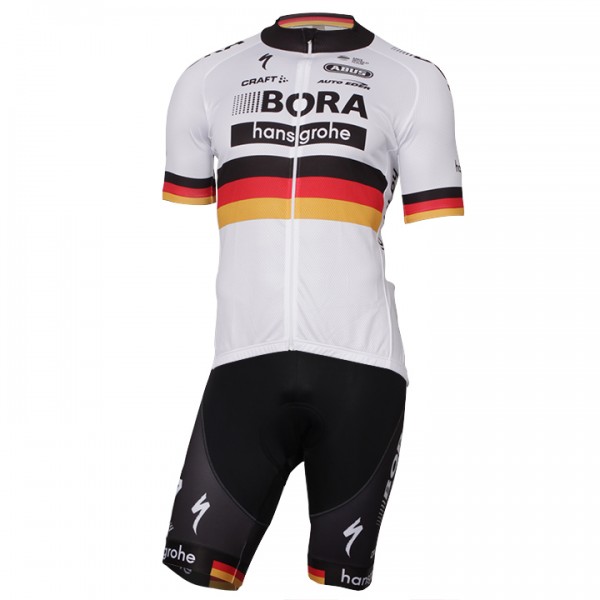 2017-2018 Bora Hansgrohe Deutscher Meister Radbekleidung Radtrikot Kurzarm und Fahrradho Radtrikot De