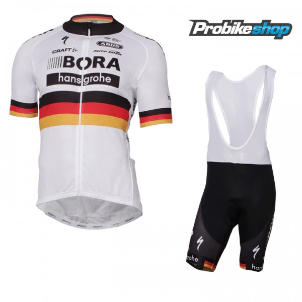 2017-2018 Bora Hansgrohe Deutscher Meister Fahrradbekleidung Satz Fahrradtrikot Kurzarm Trikot und Kurz Tr Radtrikot De