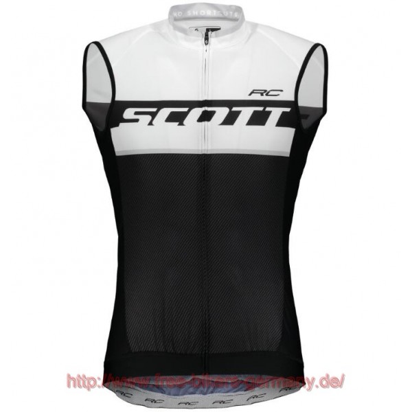 2018 Scott RC PRO Weiß ärmelloses Trikot Radtrikot De 2018 Scott RC PRO Weiß ärmelloses Trikot Radtrikot De
