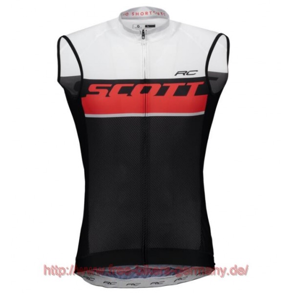 2018 Scott RC PRO fiery rot ärmelloses Trikot Radtrikot De 2018 Scott RC PRO fiery rot ärmelloses Trikot Radtrikot De