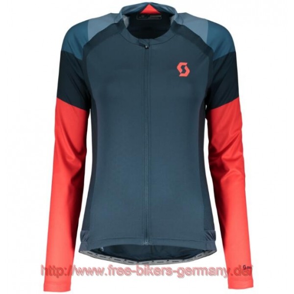 2018 Scott ENDURANCE 20 nightfall blau Damen Fahrradtrikot Langarm Radtrikot De 2018 Scott ENDURANCE 20 nightfall blau Damen Fahrradtrikot Langarm Radtrikot De