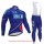 2018 FDJ Fahrradbekleidung Radtrikot Satz Langarm und Lange Tr Radtrikot De