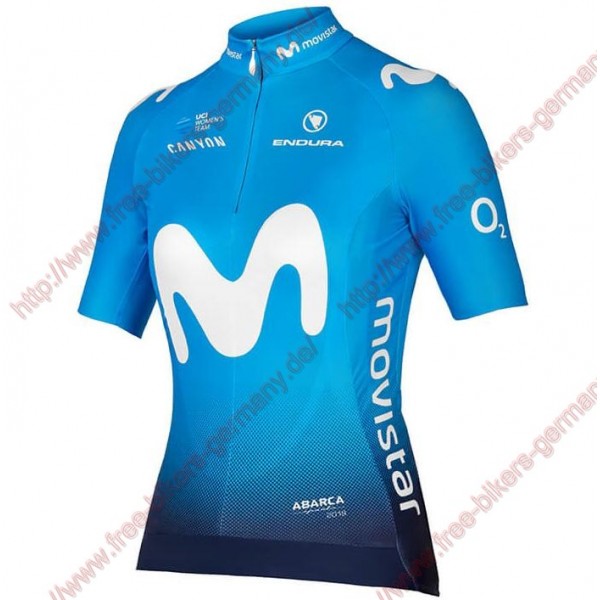 Radsport MOVISTAR TEAM 2018 Damen Trikot Kurzarm Radtrikot De