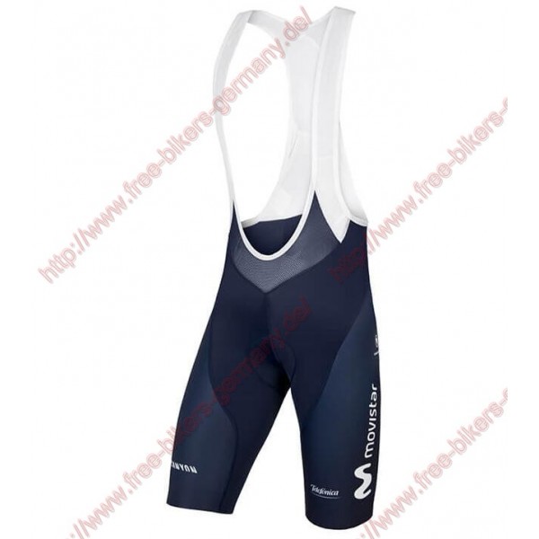 Radsport MOVISTAR TEAM 2018 Damen Trägerhosen Set Radtrikot De