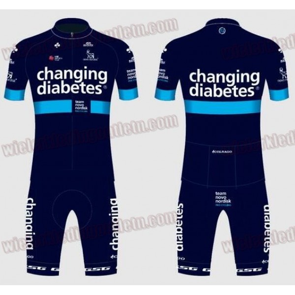 Novo Nordisk 2018 Radbekleidung Satz Trikot Kurzarm+Trägerhosen S Radtrikot De