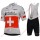 Radsport Team Ag2r La Mondiale 2018 Swiss Champion Radbekleidung Satz Trikot Kurzarm+Trägerh Radtrikot De