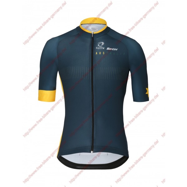 Radsport TEAM AUSTRALIA 2018 CA Trikot Kurzarm Radtrikot De Radsport TEAM AUSTRALIA 2018 CA Trikot Kurzarm Radtrikot De