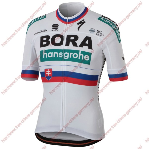 Radsport BORA-hansgrohe Slovak champion 2018 Trikot Kurzarm Radtrikot De