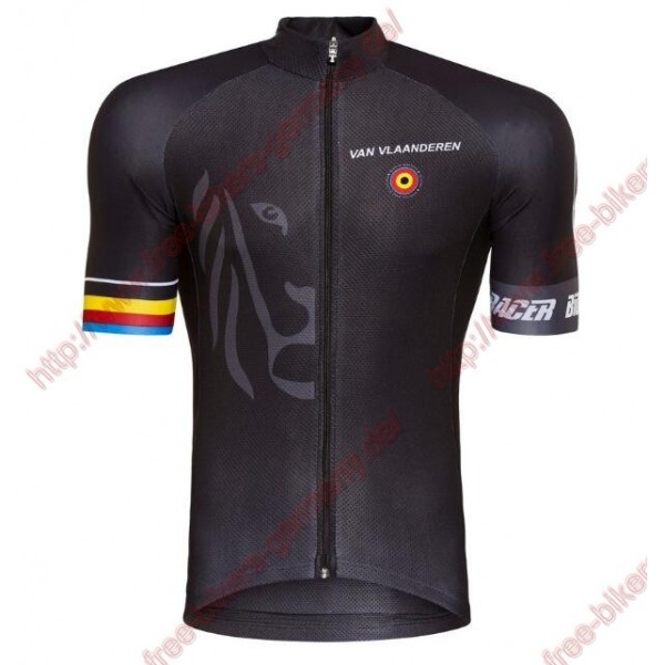 Radsport Bioracer Van Vlaanderen schwarz 2018 Trikot Kurzarm Radtrikot De Radsport Bioracer Van Vlaanderen schwarz 2018 Trikot Kurzarm Radtrikot De