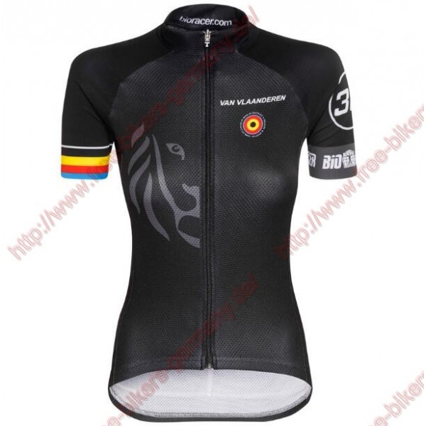 Radsport Bioracer Van Vlaanderen Damen schwarz 2018 Trikot Kurzarm Radtrikot De Radsport Bioracer Van Vlaanderen Damen schwarz 2018 Trikot Kurzarm Radtrikot De