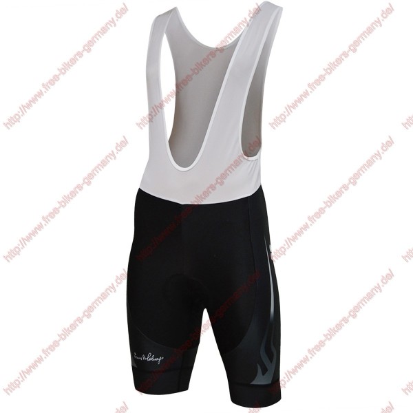 Radsport Colnago Master Pissei schwarz grau Trägerhosen Set Radtrikot De