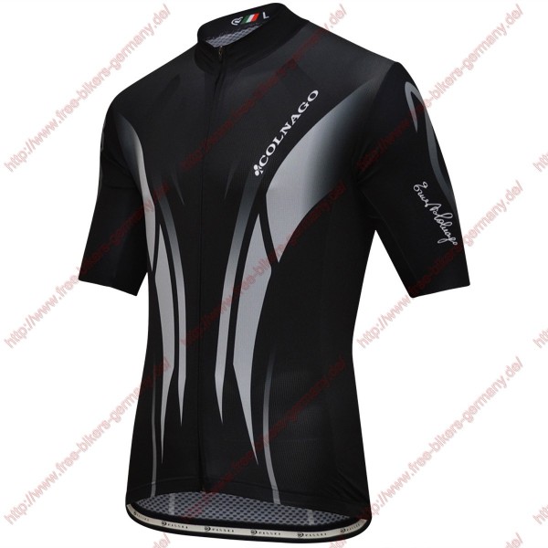 Radsport Colnago Master Pissei schwarz grau Trikot Kurzarm Radtrikot De