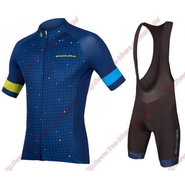Radsport ENDURA Graphics Triangulate Radbekleidung Satz Trikot Kurzarm+Trägerh Radtrikot De