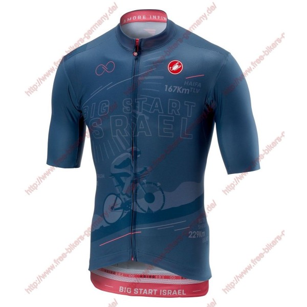 Radsport Giro d'Italia 2018 Israel Trikot Kurzarm Radtrikot De
