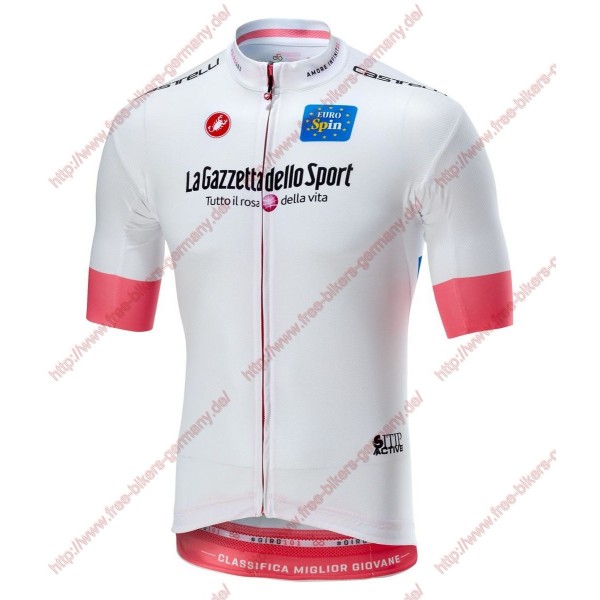 Radsport Giro d'Italia 2018 Weiß Trikot Kurzarm Radtrikot De