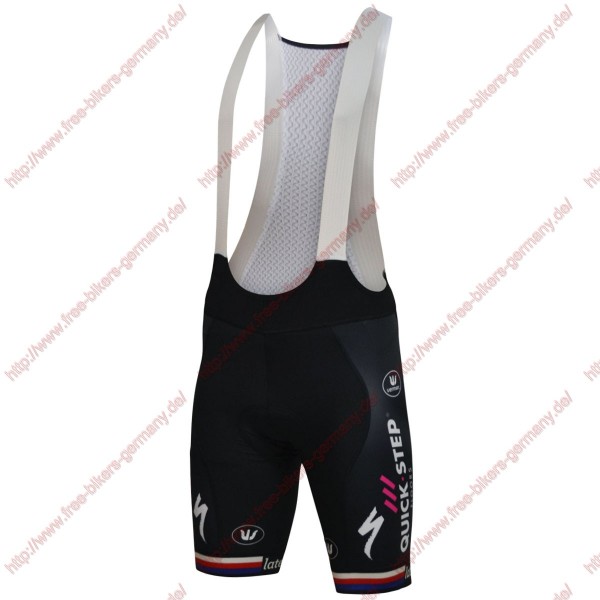 Radsport Quick Step Floors 2018 Czech champion Trägerhosen Set Radtrikot De