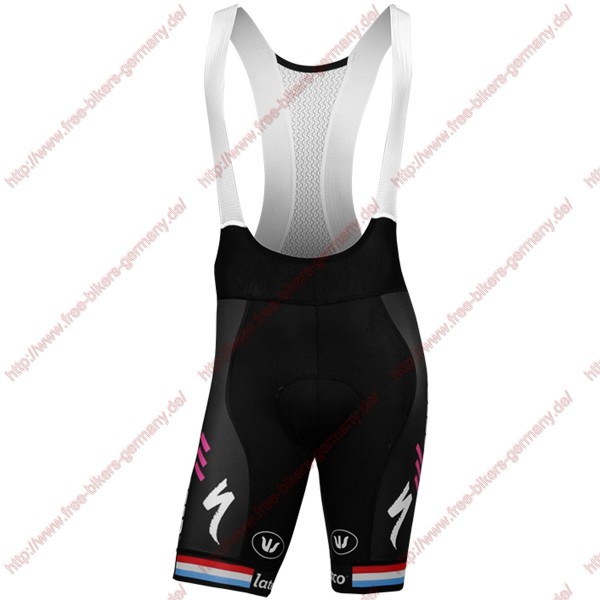 Radsport Quick Step Floors 2018 Luxembourg Champion Trägerhosen Set Radtrikot De