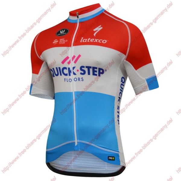 Radsport Quick Step Floors 2018 Luxembourg Champion Trikot Kurzarm Radtrikot De
