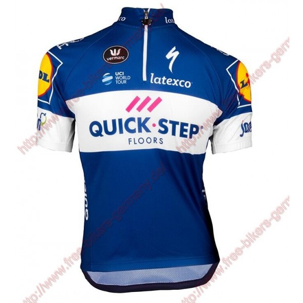 Radsport QUICK-STEP FLOORS 2018 Kinder Trikot Kurzarm Radtrikot De
