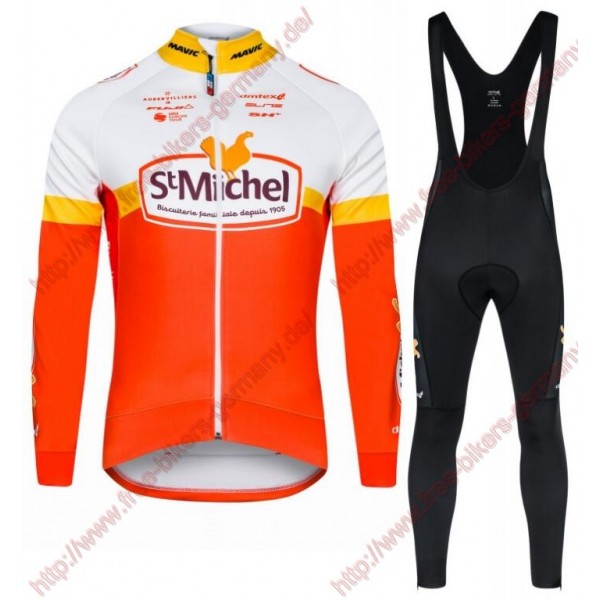 Radsport SAINT MICHEL AUBER 93 Pro Fahrradbekleidung Trikot Langarm+Lang Tr Radtrikot De