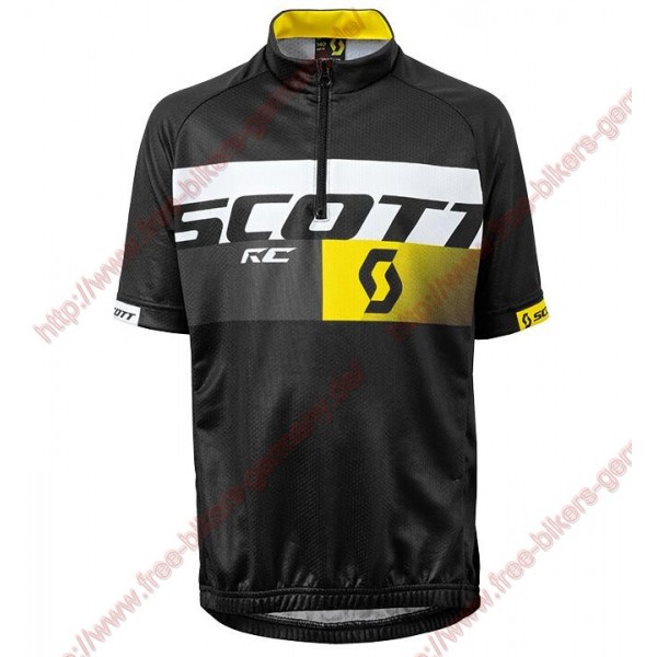 Radsport Scott RC schwarz Kinder Trikot Kurzarm Radtrikot De Radsport Scott RC schwarz Kinder Trikot Kurzarm Radtrikot De