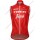 Radsport TREK-SEGAFREDO 2018 Rot Windstopper ärmelloses Trikot Kurz Radtrikot De