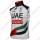 Radsport UAE 2018 Windstopper ärmelloses Trikot Kurz Radtrikot De