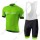 Cube Grün Radbekleidung Satz Trikot Kurzarm+Trägerhosen  Radtrikot De