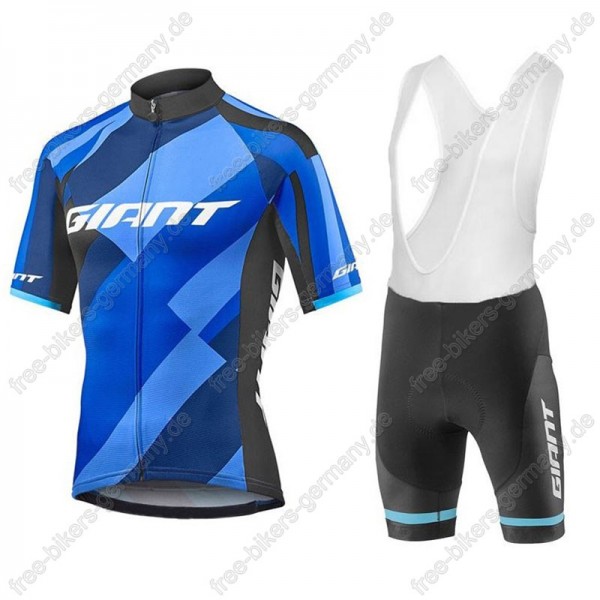 Giant Elevate blau Radbekleidung Satz Trikot Kurzarm+Trägerhosen  Radtrikot De Giant Elevate blau Radbekleidung Satz Trikot Kurzarm+Trägerhosen  Radtrikot De