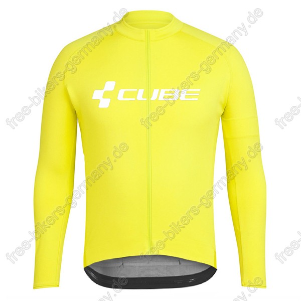 Profiteam 2018 Cube gelb Trikot Langarm Radtrikot De