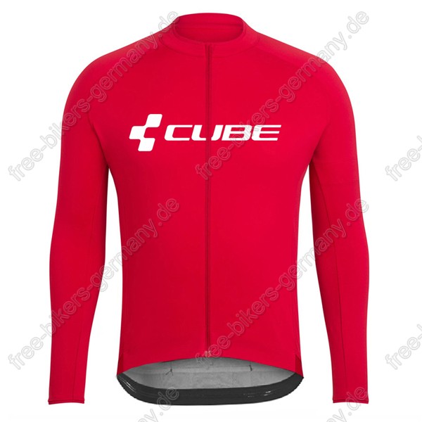 Profiteam 2018 Cube rot Trikot Langarm Radtrikot De