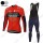 Profiteam 2018 BAHRAIN MERIDA Pro winter thermal fleece Fahrradbekleidung Trikot Langarm+Lang Tr Radtrikot De