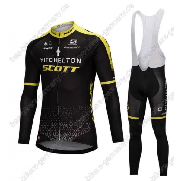 Mitchelton-Scott Pro Profiteam 2018 Fahrradbekleidung Trikot Langarm+Lang Tr Radtrikot De