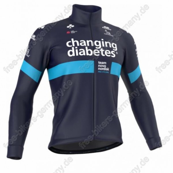 Profiteam 2018 Novo Nordisk Maglia Ciclismo Manica lunga Radtrikot De