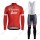 Profiteam 2018 TREK SEGAFREDO Pro rot Fahrradbekleidung Trikot Langarm+Lang Tr Radtrikot De