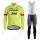 Profiteam 2018 TREK SEGAFREDO Pro gelb Fahrradbekleidung Trikot Langarm+Lang Tr Radtrikot De