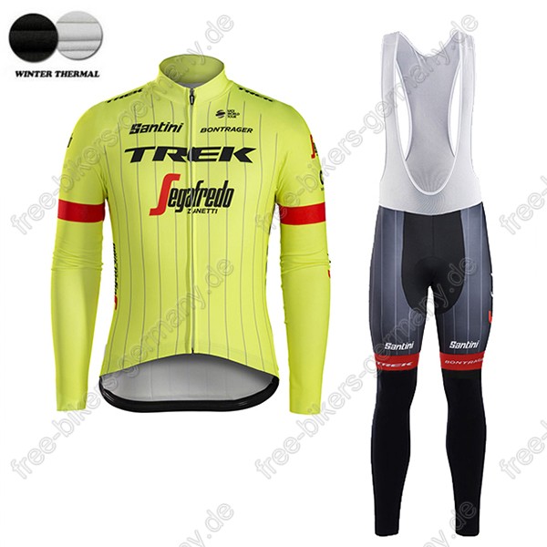 Profiteam 2018 TREK SEGAFREDO Pro gelb Winter Fahrradbekleidung Trikot Langarm+Lang Tr Radtrikot De Profiteam 2018 TREK SEGAFREDO Pro gelb Winter Fahrradbekleidung Trikot Langarm+Lang Tr Radtrikot De